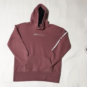 HOLLISTER Men's Mauve Hoodie Size S.
